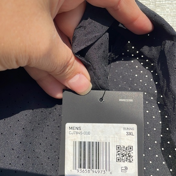 Nike Men's Dri-Fit Fast 2" Short Black Size 3XL - Picture 5 of 11